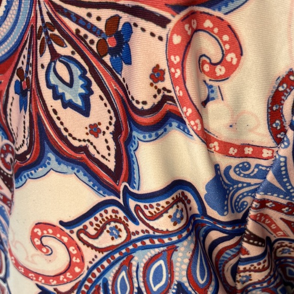 Becca Handkerchief Paisley Unique Tankini Swimsuit Top - Picture 9 of 11